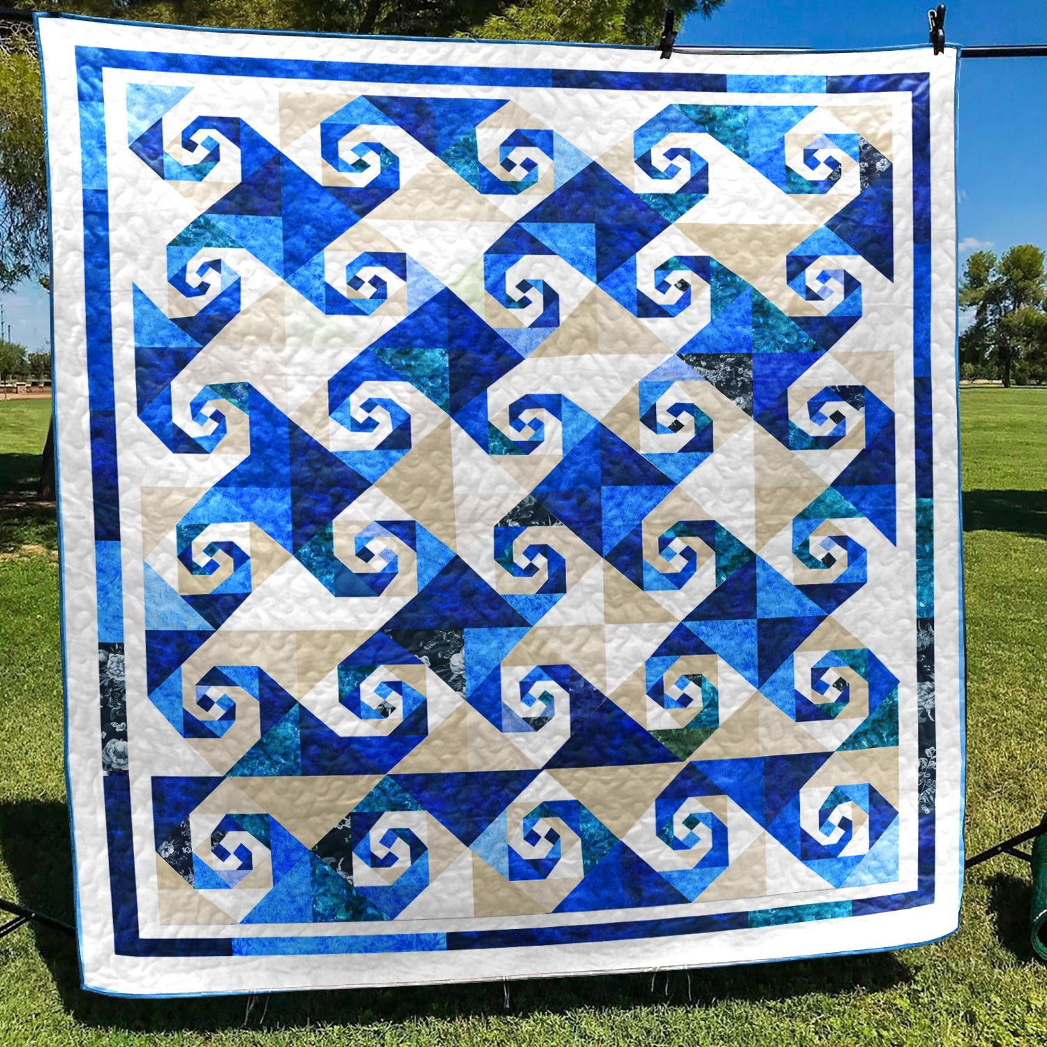 Snail's Trail Quilt Blanket HM110702M