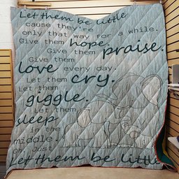 Elephants CL18110818MDQ Quilt Blanket