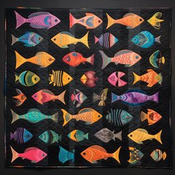 Fish TAI13112327 Quilt Blanket