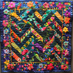 Flower TAI040724013 Quilt Blanket
