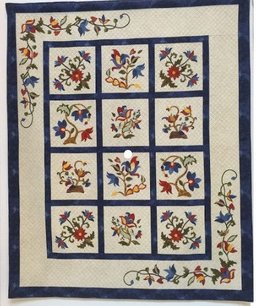 Flower CLA1710196Q Quilt Blanket