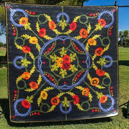 Flower CLA11110615Q Quilt Blanket