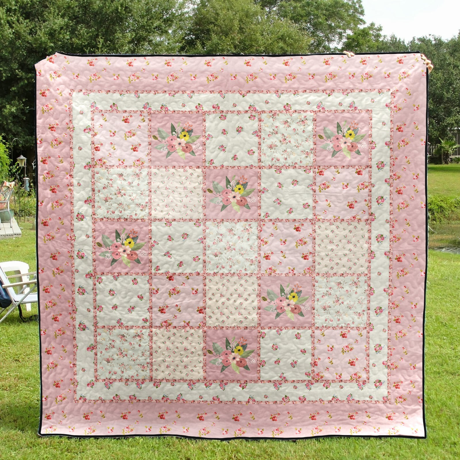 Floral Art Quilt JP030601