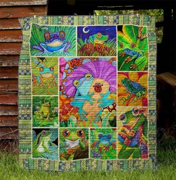 Frog CL16100037MDQ Quilt Blanket