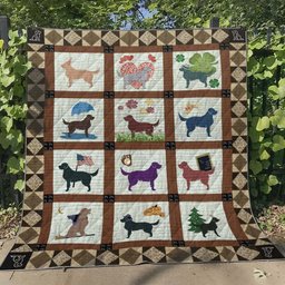 Golden Retriever HT300514 Quilt Blanket