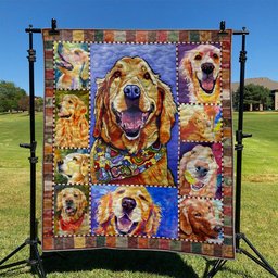 Golden Retriever YH3010302 Quilt Blanket