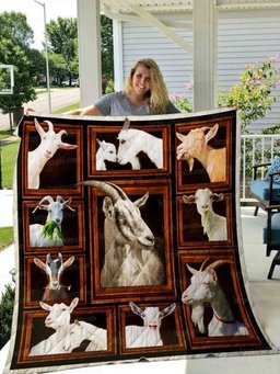 Goat CL08110239MDQ Quilt Blanket