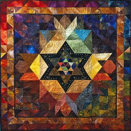 Star Of David TAI080324049 Quilt Blanket
