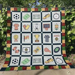 Soccer HN220712B Quilt Blanket