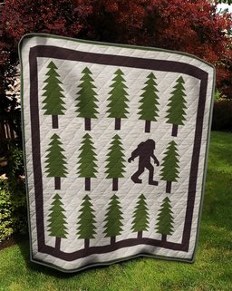 Pine Tree And Big Foot TD19110189 Quilt Blanket