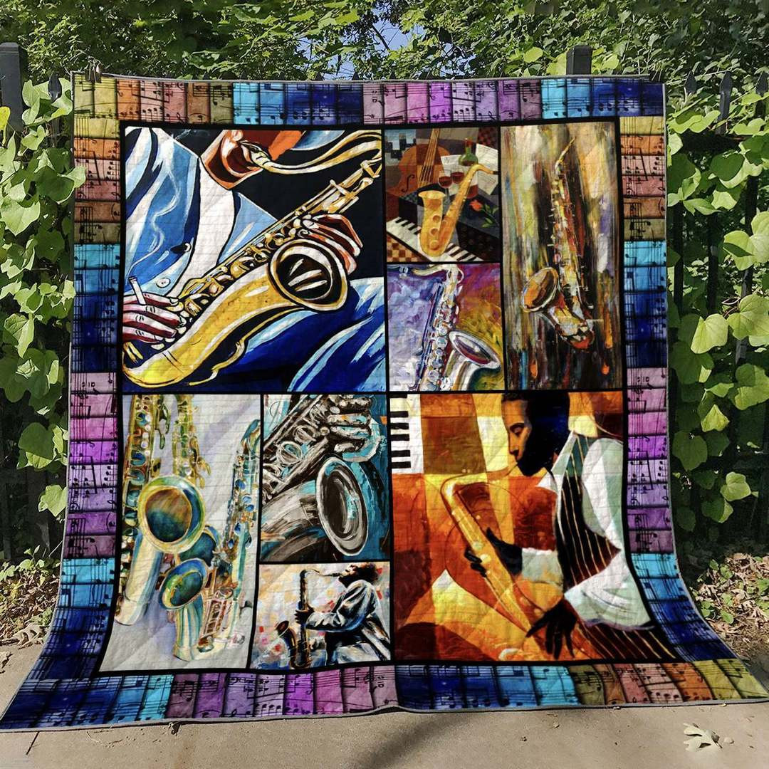 Saxophone NN200620 Quilt Blanket