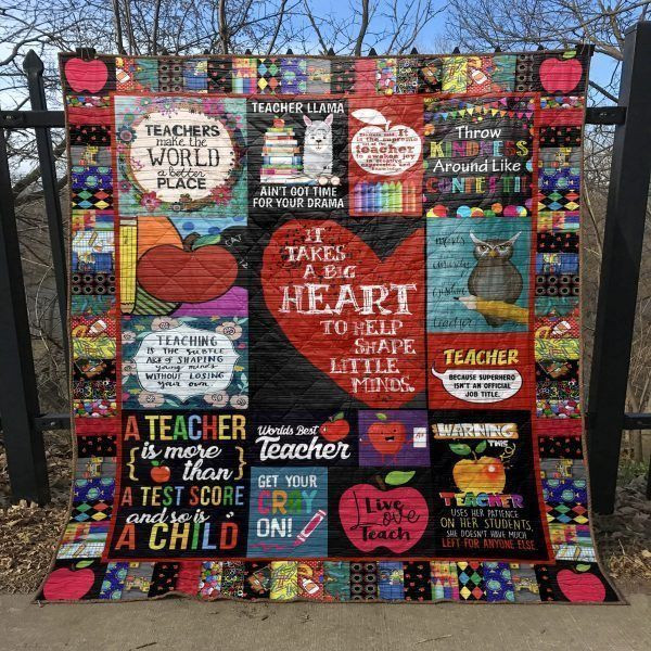 Live Love Teach PKTA240524 Quilt Blanket