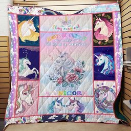 Always Be Unicorn CLA05120059Q Quilt Blanket