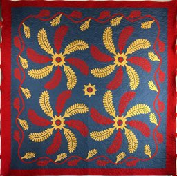 Antique Flower CLM0912028Q Quilt Blanket
