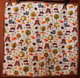 Bear And Owl CLA2211075Q Quilt Blanket