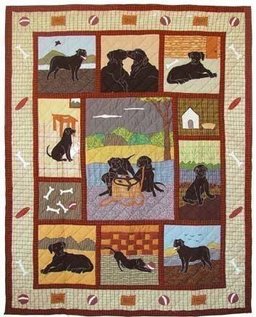 Black Labrador CL130604 Quilt Blanket