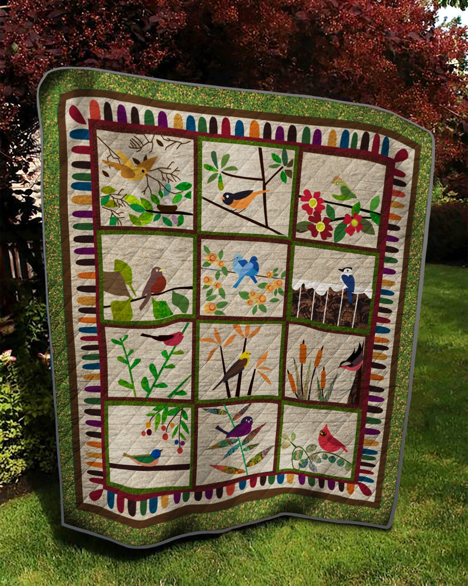 Bird TD12110260 Quilt Blanket