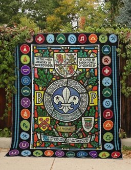 Boy Scout Memory CLA31100015Q Quilt Blanket