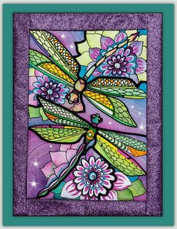 Dragonflies CLA2510185Q Quilt Blanket