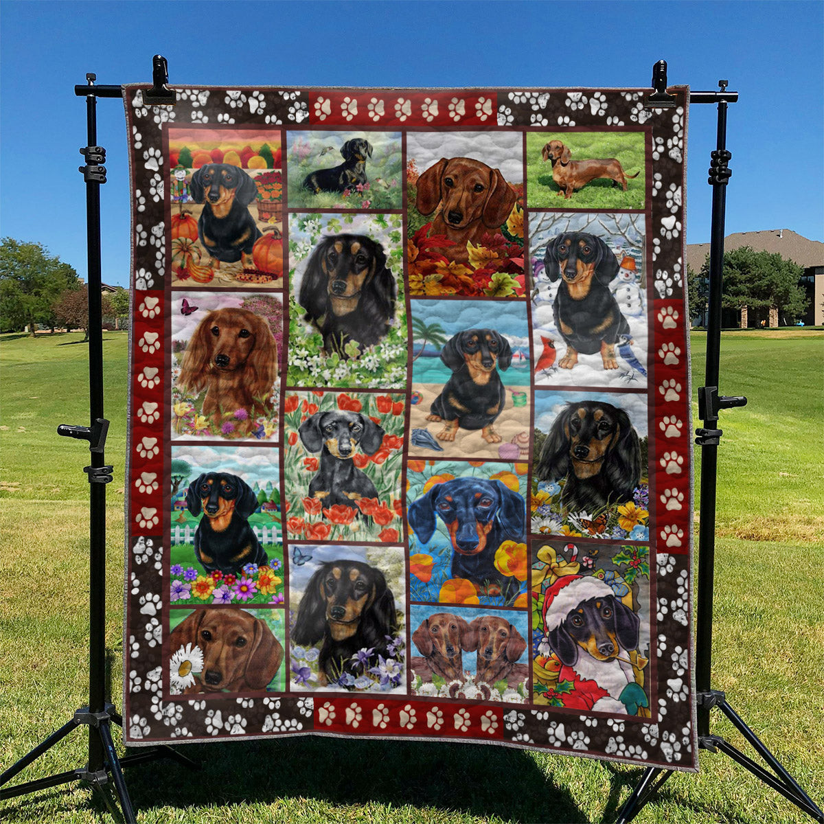 Dachshund YH2910618 Quilt Blanket