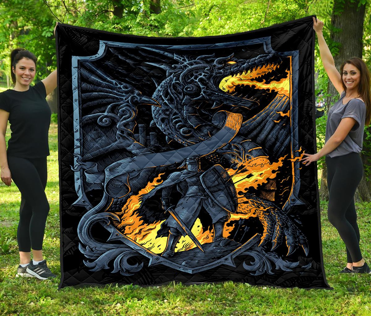 Dragon CLA2910219Q Quilt Blanket