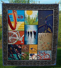 Cycling CL28100084MDQ Quilt Blanket