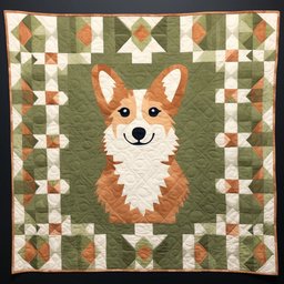 Corgi BL11112340 Quilt Blanket