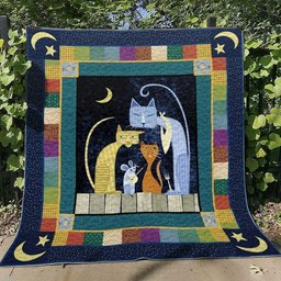 Cat ML280607 Quilt Blanket