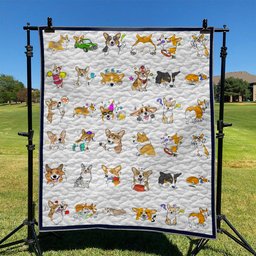 Corgi YH3110882 Quilt Blanket