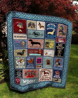 Dachshund TD10110616 Quilt Blanket