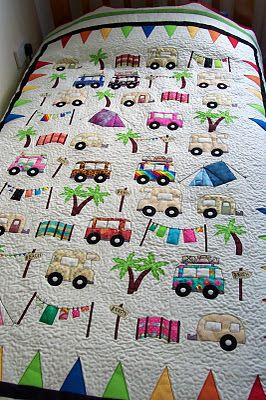 Camping Car CLA15112332 Quilt Blanket