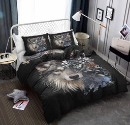 3D Wolf Native American CLA22100375B Bedding Sets