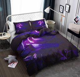 3D Black Purple Rose CLA22100476B Bedding Sets