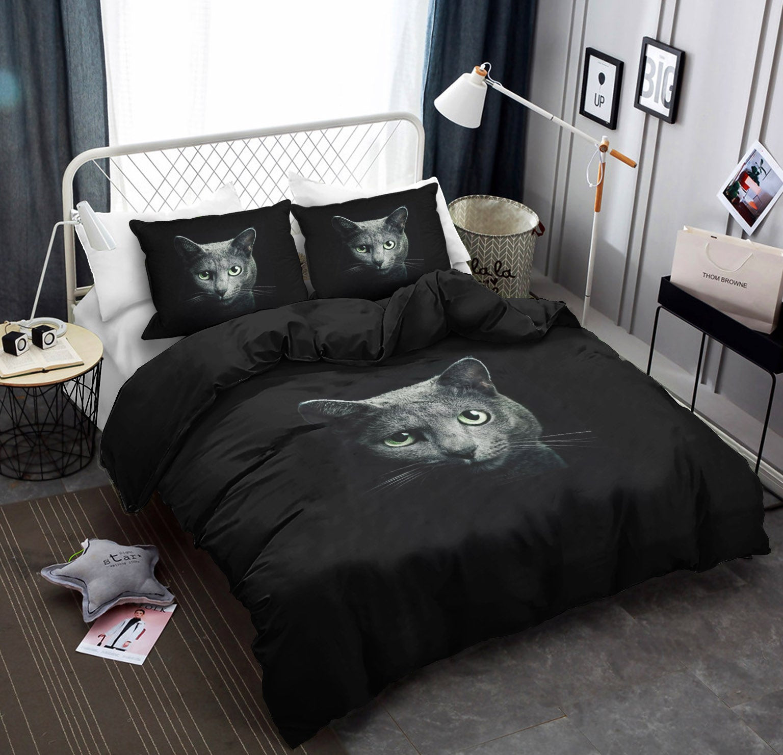 3D Cat Printed CLA22100107B Bedding Sets