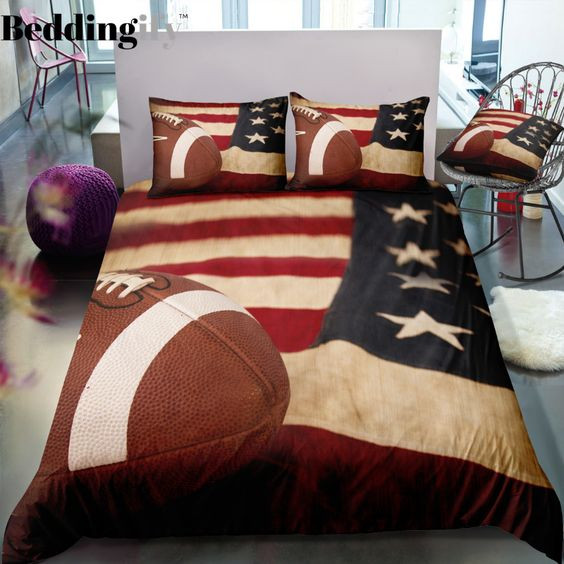 American Football Flag CLT0810002T Bedding Sets