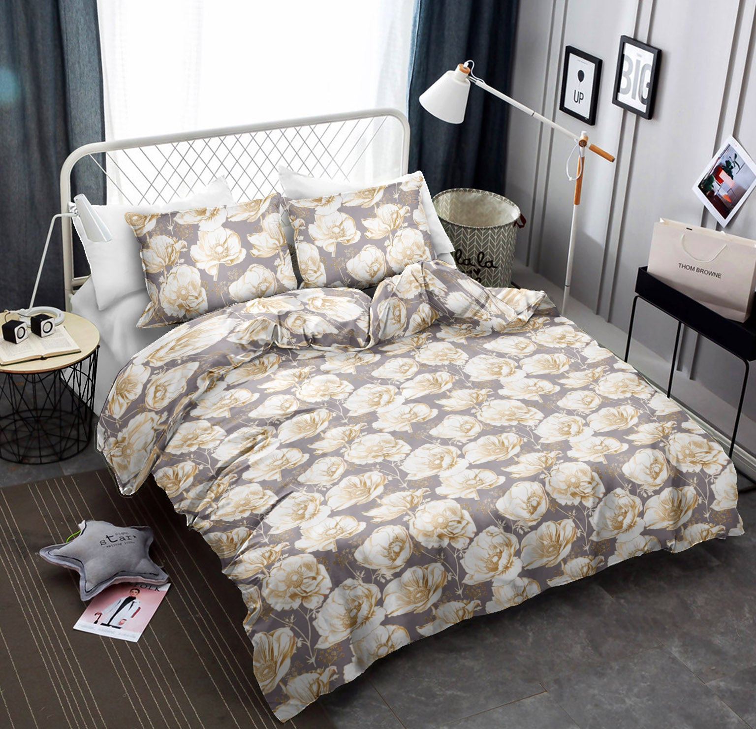 Anemone Pattern Print Design CLA19100861B Bedding Sets
