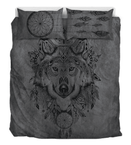 Bohemian Wolf Grey CL05100185MDB Bedding Sets
