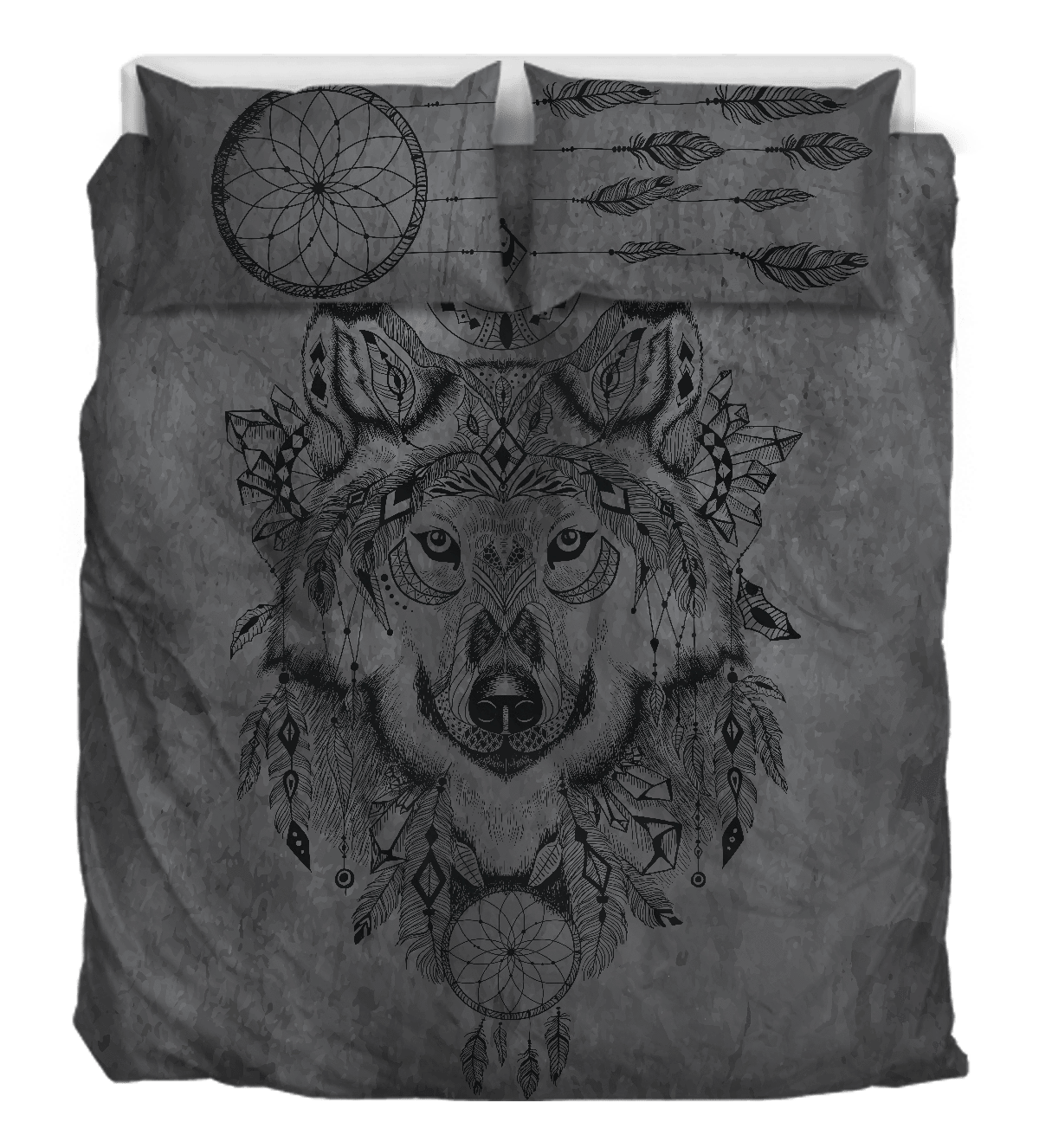 Bohemian Wolf Grey CL05100185MDB Bedding Sets