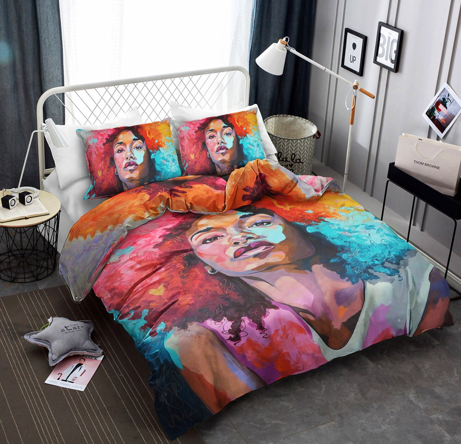 Black Women HM190807T Bedding Sets