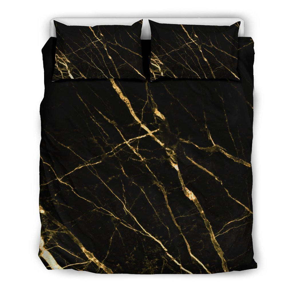 Black Gold Scratch Marble CL16100072MDB Bedding Sets