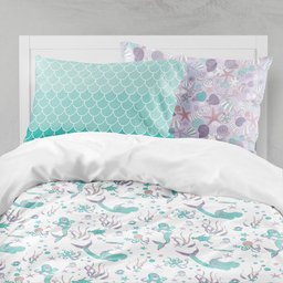 Cute Colourful Mermaid Pattern CLT0910047T Bedding Sets