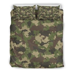 Classic Green Camouflage CL16100208MDB Bedding Sets