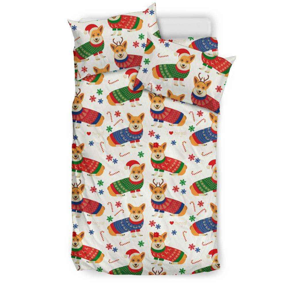 Corgi Christmas Pattern CLA28101026B Bedding Sets