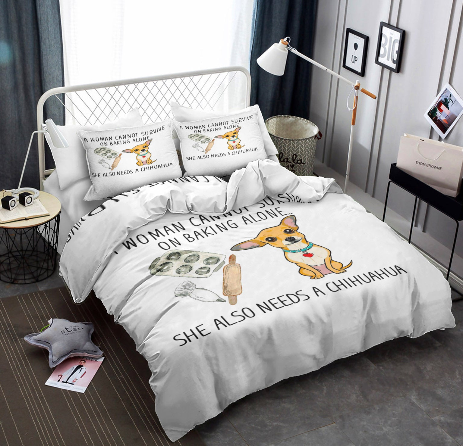 Chihuahua Baking NT050959B Bedding Sets