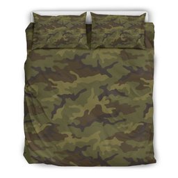 Brown Green Camouflage CL16100184MDB Bedding Sets