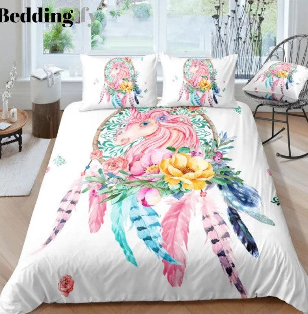 Dreamcatcher Unicorn CL23100135MDB Bedding Sets