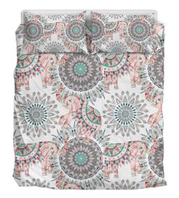 Elephants And Feathers CL05100059MDB Bedding Sets