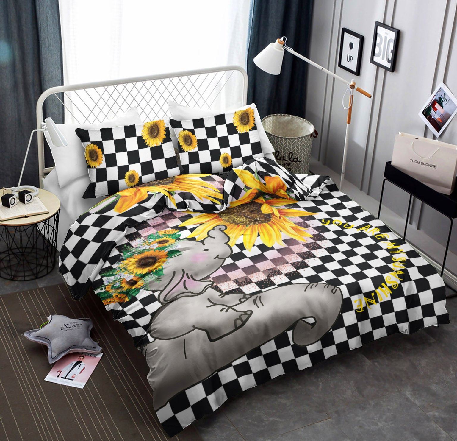 Elephant Sunflower CL07110418MDB Bedding Sets