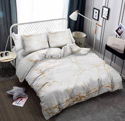 Gold and White Marble CLA22101035B Bedding Sets