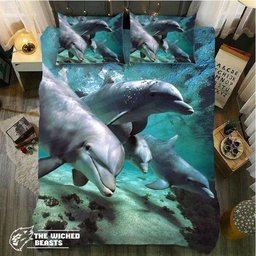 Four Cute Dolphins CL09100129MDB Bedding Sets